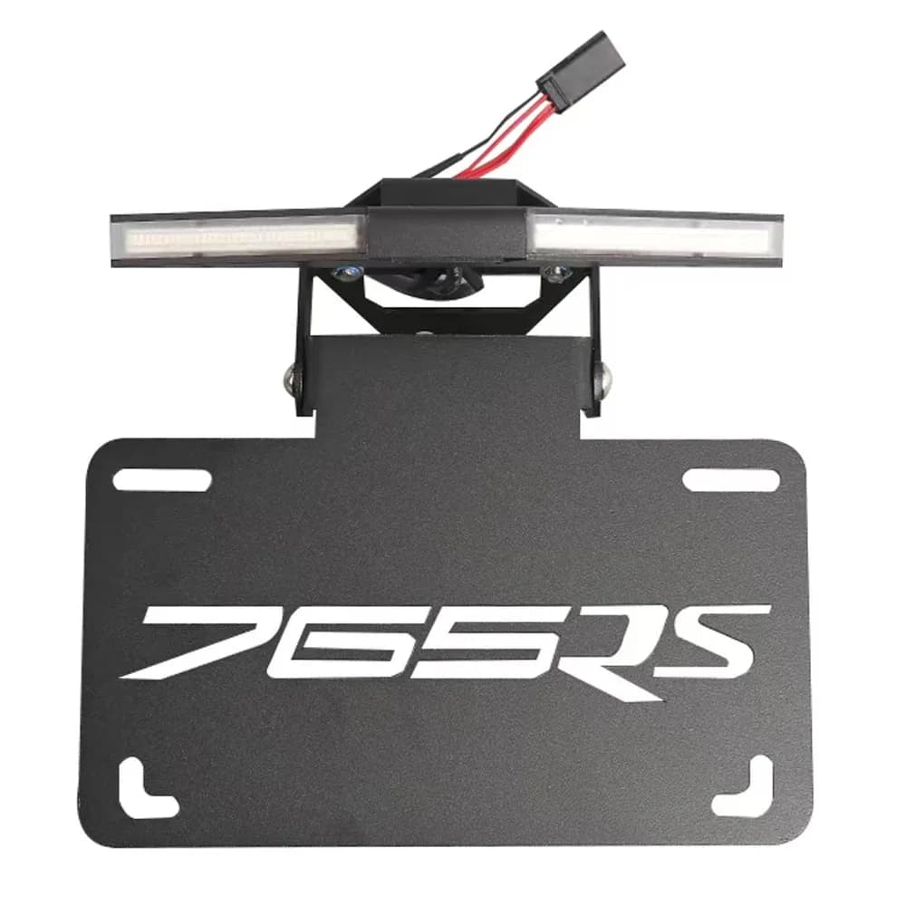 Support de plaque d'immatriculation de moto avec lumière LED, pour Street Triple 765 RS 765RS 2020 2