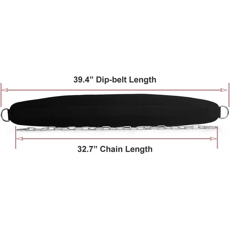 Ceinture côtelée lestée avec JODouble D-Ring, sangle de soutien dorsal, équipement de gymnastique à 