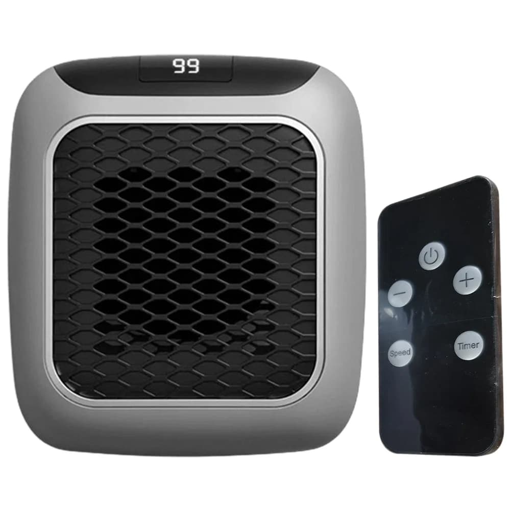 Chauffage électrique Portable, prise murale, petit radiateur avec Thermostat réglable, minuterie Pro