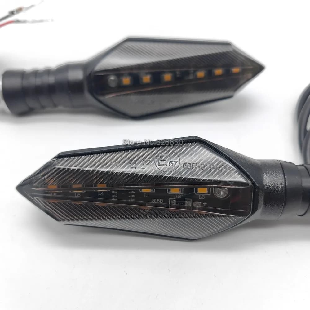 Clignotant universel 12V-72V gauche/droite, indicateur LED étanche pour scooter électrique Citycoco