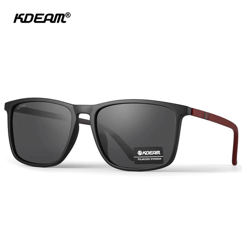 KDEAM lunettes de soleil de pêche ultralégères polarisées hommes conduite lunettes de soleil voyage 