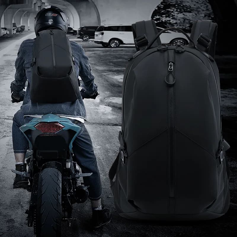 Sac à dos de moto étanche pour casque, pour hommes et femmes, grande capacité, cyclisme, voyage, ord