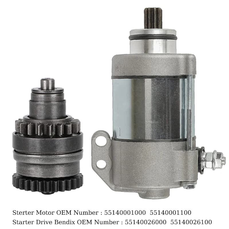 Pièces de moteur électrique démarreur pour Moto KTM 250 300 200EXC 250XC 250XCW 300XC 300XCW 410W 20