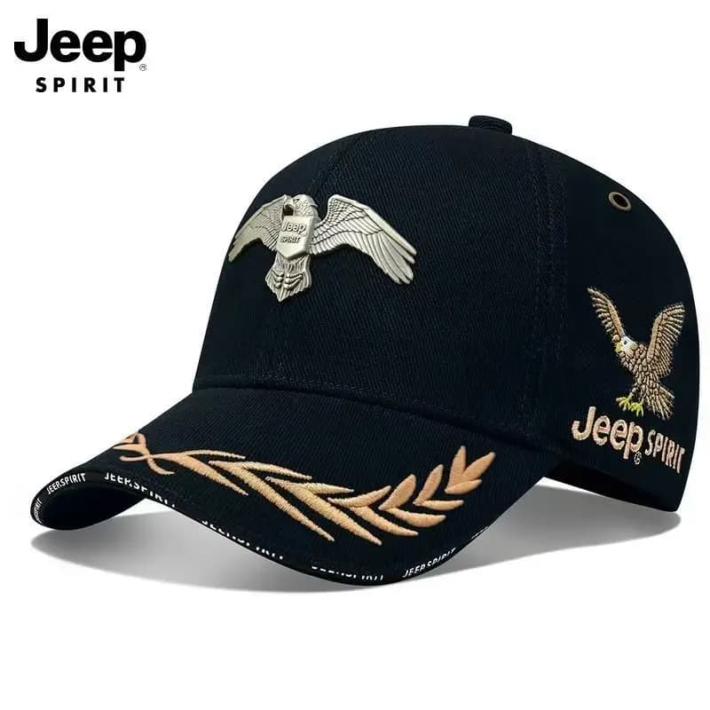 JEEP Jeep Casquette de baseball pour hommes, chapeau de protection solaire nouveau style, chapeau de
