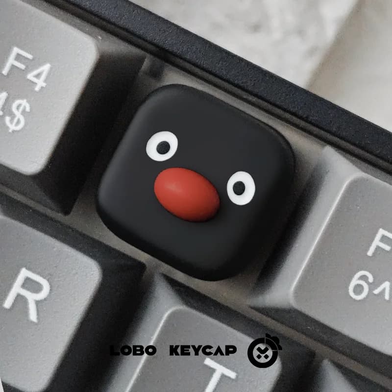 Série Pingu amusante, Expressions multiples, clavier mécanique de Style pingouin mignon, remplacemen
