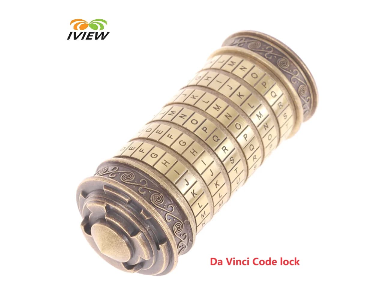 Leonardo Da Vinci Code serrure jouets métal Cryptex serrures pour cadeaux de mariage cadeaux de sain