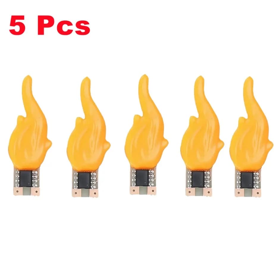 Bougies Flash Cob Led 3V, flamme Edison, Filament LED, Diode 2200K, décoration de fête d'anniversair