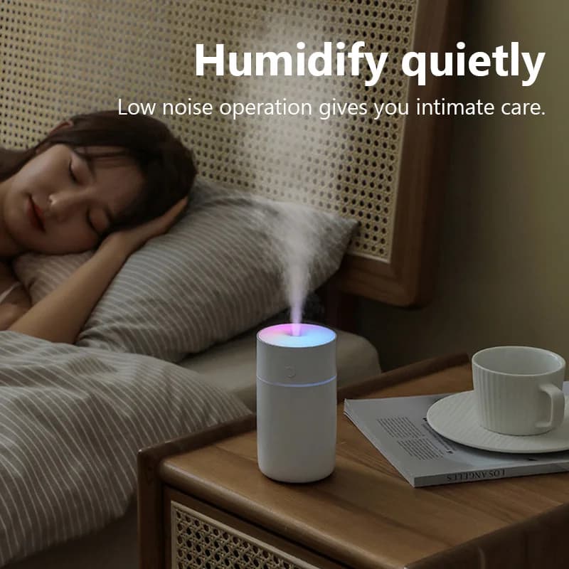 Humidificateur d'air Portable coloré, Rechargeable par USB, sans fil, pour maison et voiture, Mini a