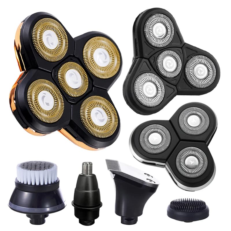 Tête de rasoir électrique de remplacement, tondeuse de nez, brosse de nettoyage du visage, tête de M
