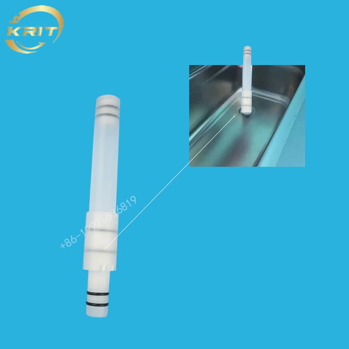 YKF VEVOR-Tubes de rechange pour machine à crème glacée, diamètre 20mm, 6 000 raccords d'origine, 2 