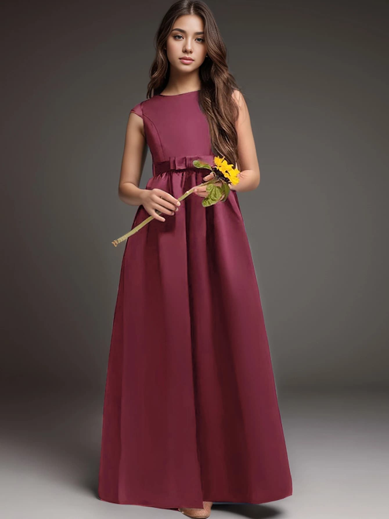 Robe à fleurs pour filles, pour fête de mariage, dos nu, décontractée, formelle, vêtements pour enfa