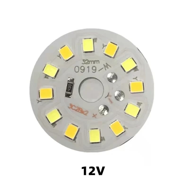 DALLil1-Panneau lumineux LED bicolore, source de lumière, 32mm, 2835 perles de lampe, blanc chaud, 3