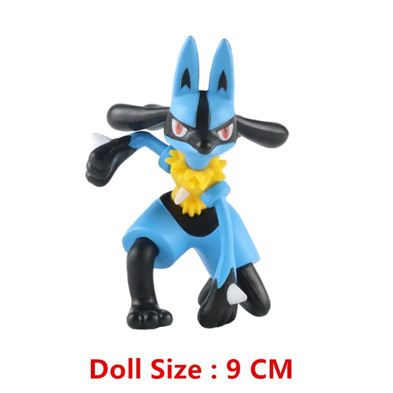 Figurine de dessin animé Pokemon Gengar Pikachu Eevee Greninja Mewtwo, monstre de poche, modèle d'ac