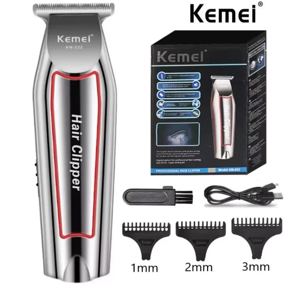 Kemei tondeuse à cheveux professionnelle tondeuse à barbe électrique pour hommes tondeuse à cheveux 