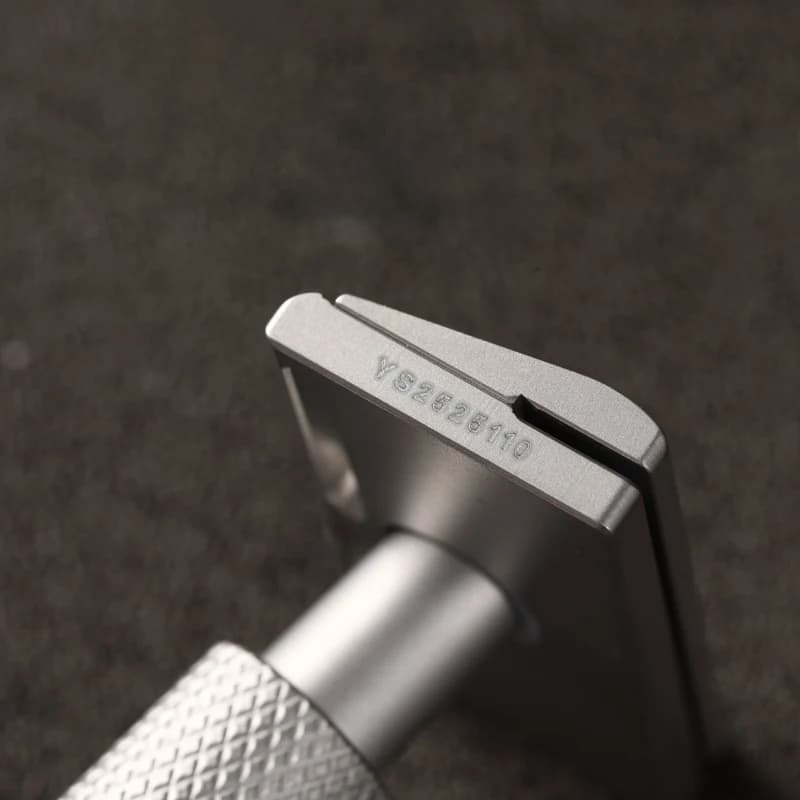Rasoir de sécurité YAQI Aileron GEM Blade - Rasoir de rasage traditionnel avec 3 lames pour une coup