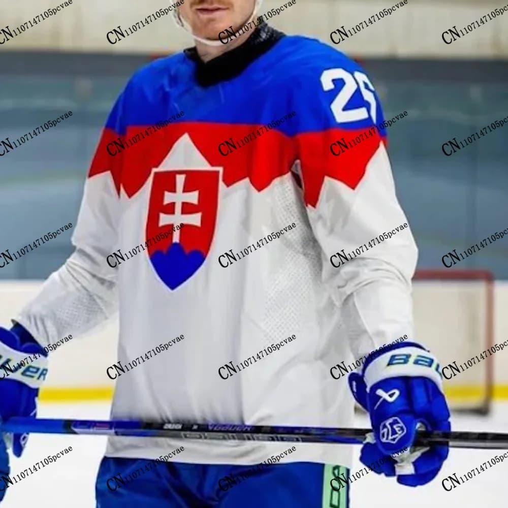 Maillot de hockey style équipe nationale Slovaquie 2026-27 Nouvelle Arrivée Domicile Extérieur Impre
