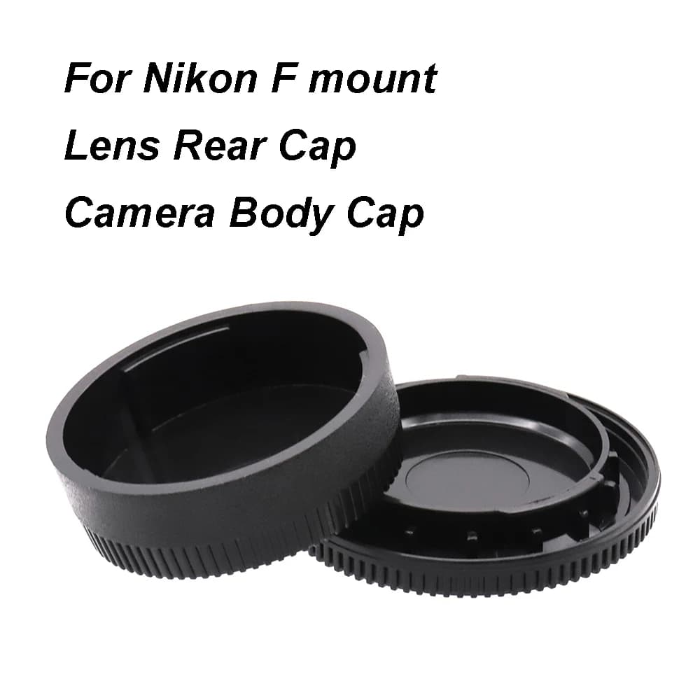 Pour Nikon F mount AI AIS capuchon arrière d'objectif ou capuchon de corps d'appareil photo ou ensem