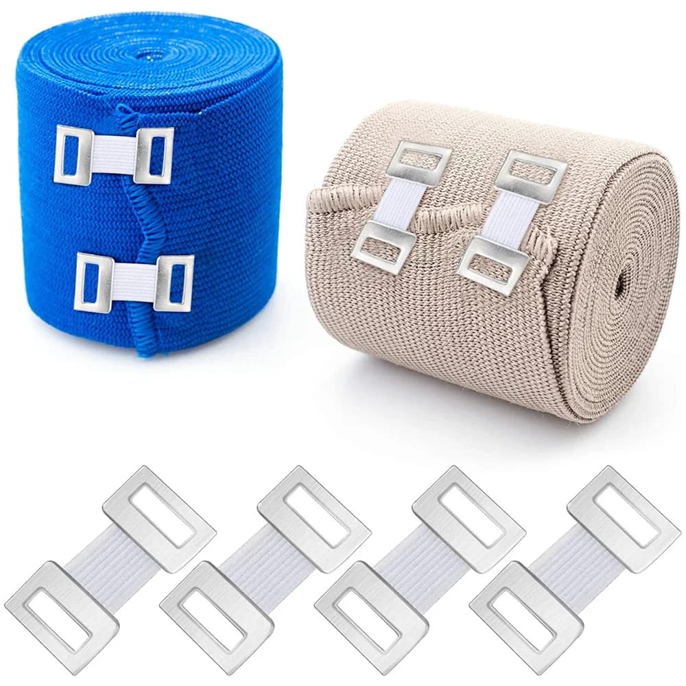 10/20/30 pièces de remplacement élastique enveloppement extensible Clips métalliques pinces de Fixat