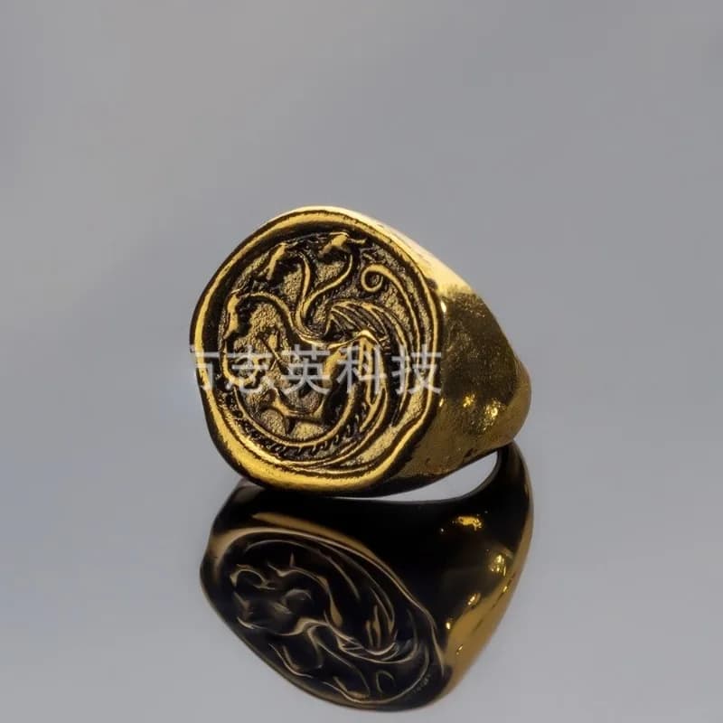 Accessoires de cosplay Game of Thrones Maison Targaryen Dragon à Trois Têtes en Alliage Métallique D