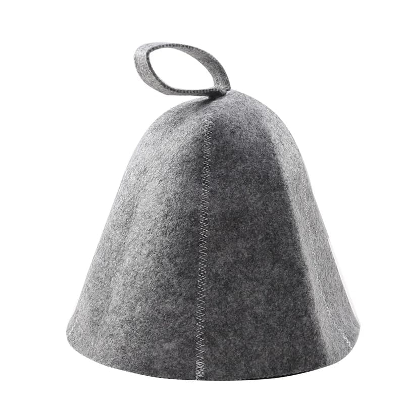 Protection de tête en feutre, bain Anti-chaleur, taille libre, bonnet de douche de Style russe, chap
