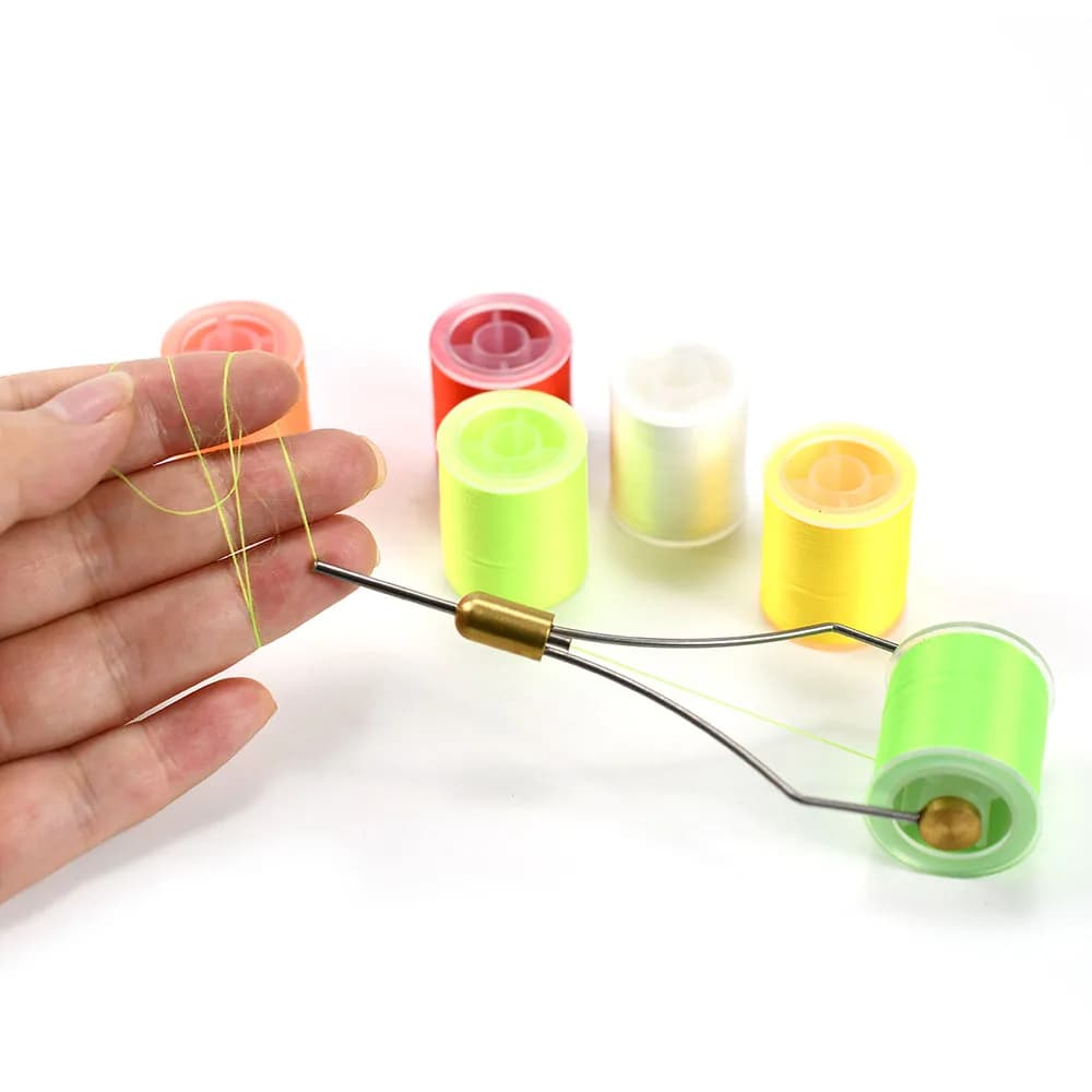 MNFT 2 Pochettes pour attacher des mouches, fil multi-filaments, matériaux pour attacher des mouches