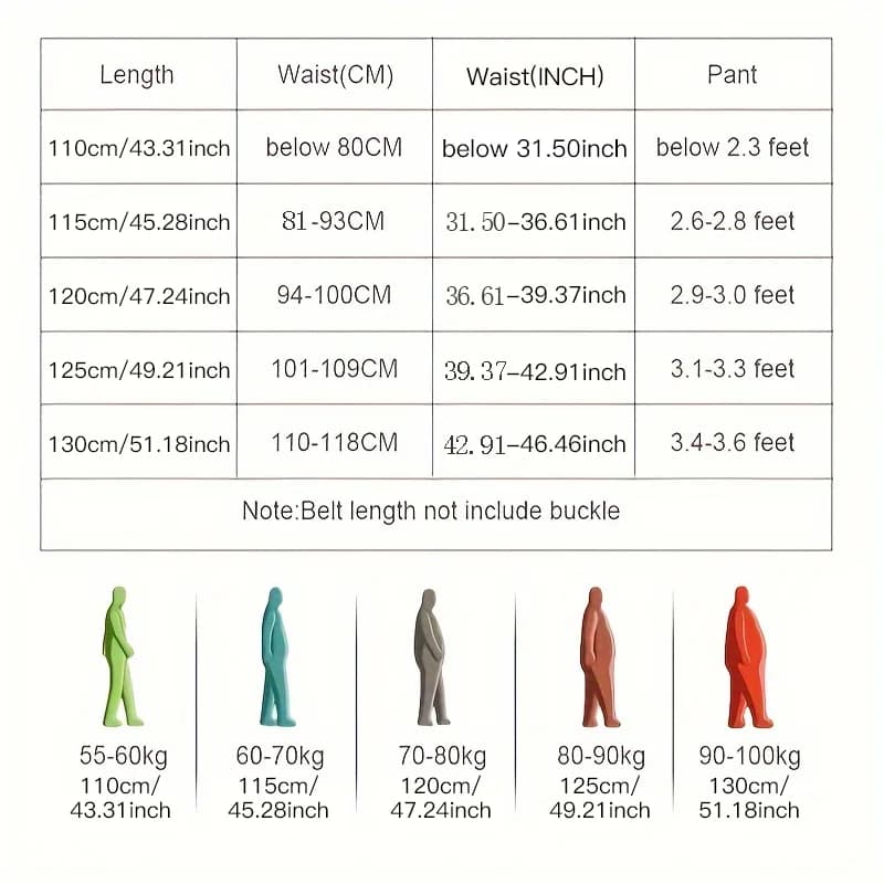 BISON DENIM Ceinture pour hommes en cuir véritable, ceintures vintage en cuir sans boucle, ajustemen