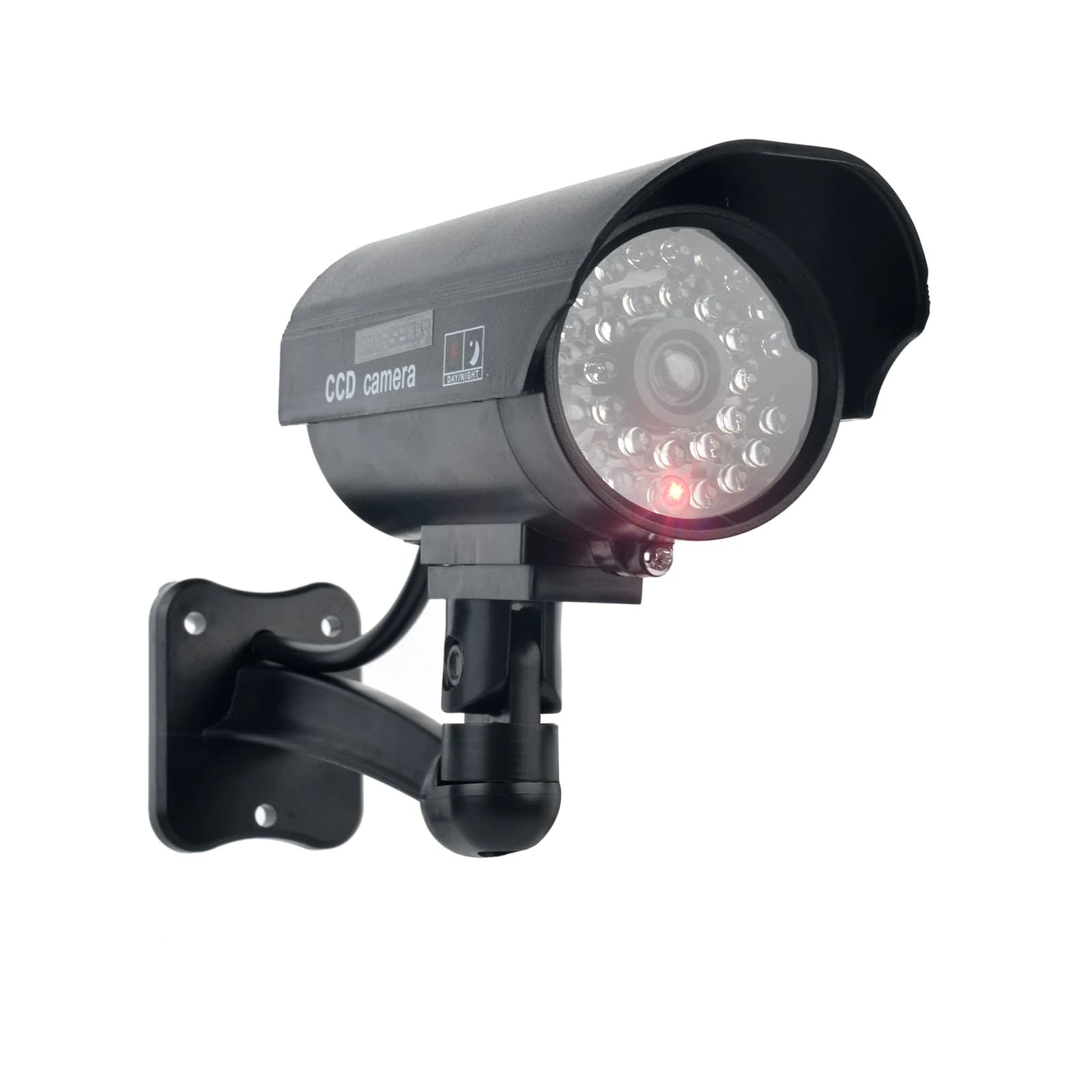 ALARMEST fausse caméra factice étanche sécurité CCTV caméra de Surveillance avec lumière Led rouge c