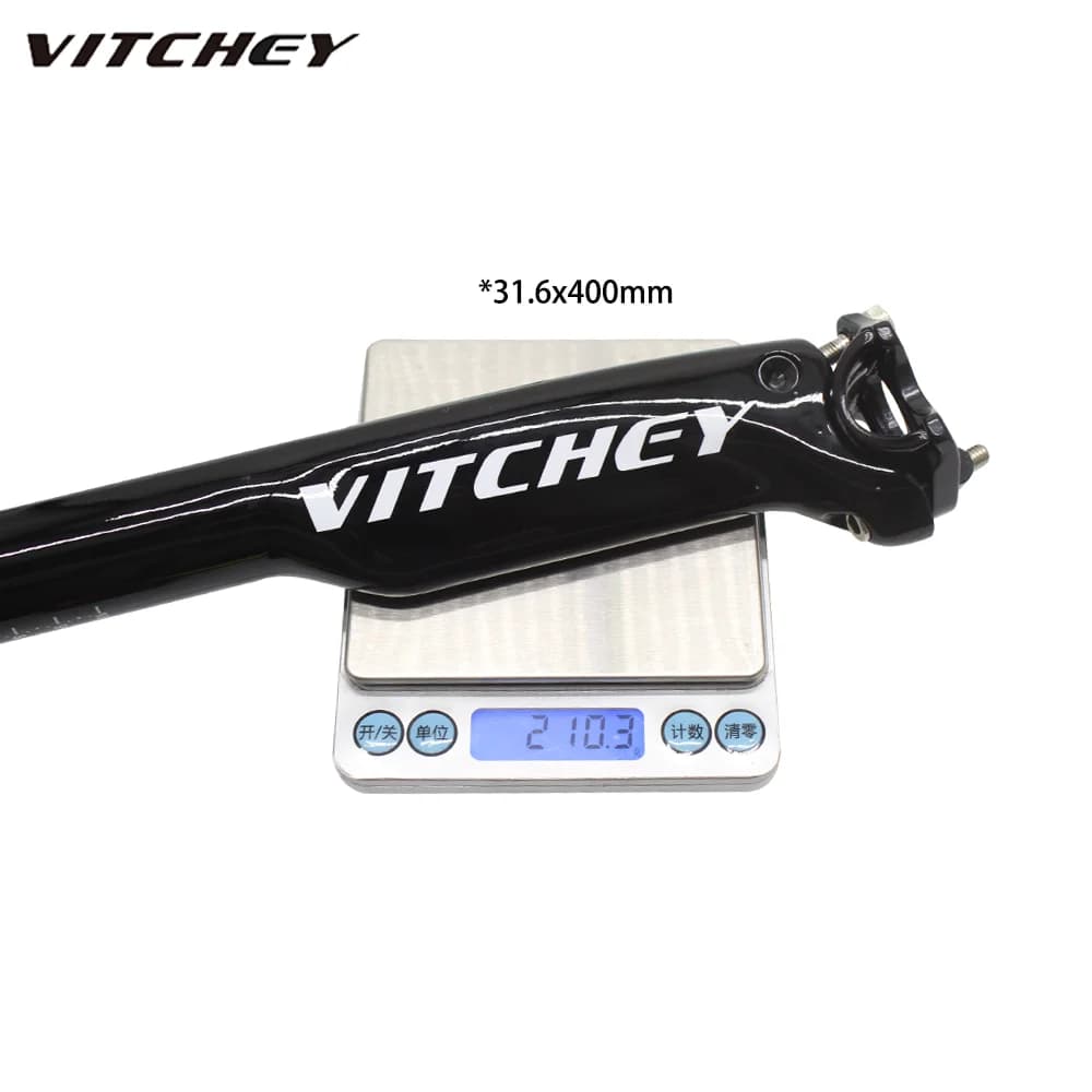 Vitchey plein carbone vtt vélo tige de selle Tube de selle montagne route vélos Tube de selle 27.2/3