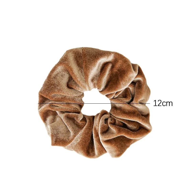 Chouchous pour cheveux pour femmes, 1 à 4 pièces, Vintage, velours, couleur unie, boucle pour cheveu
