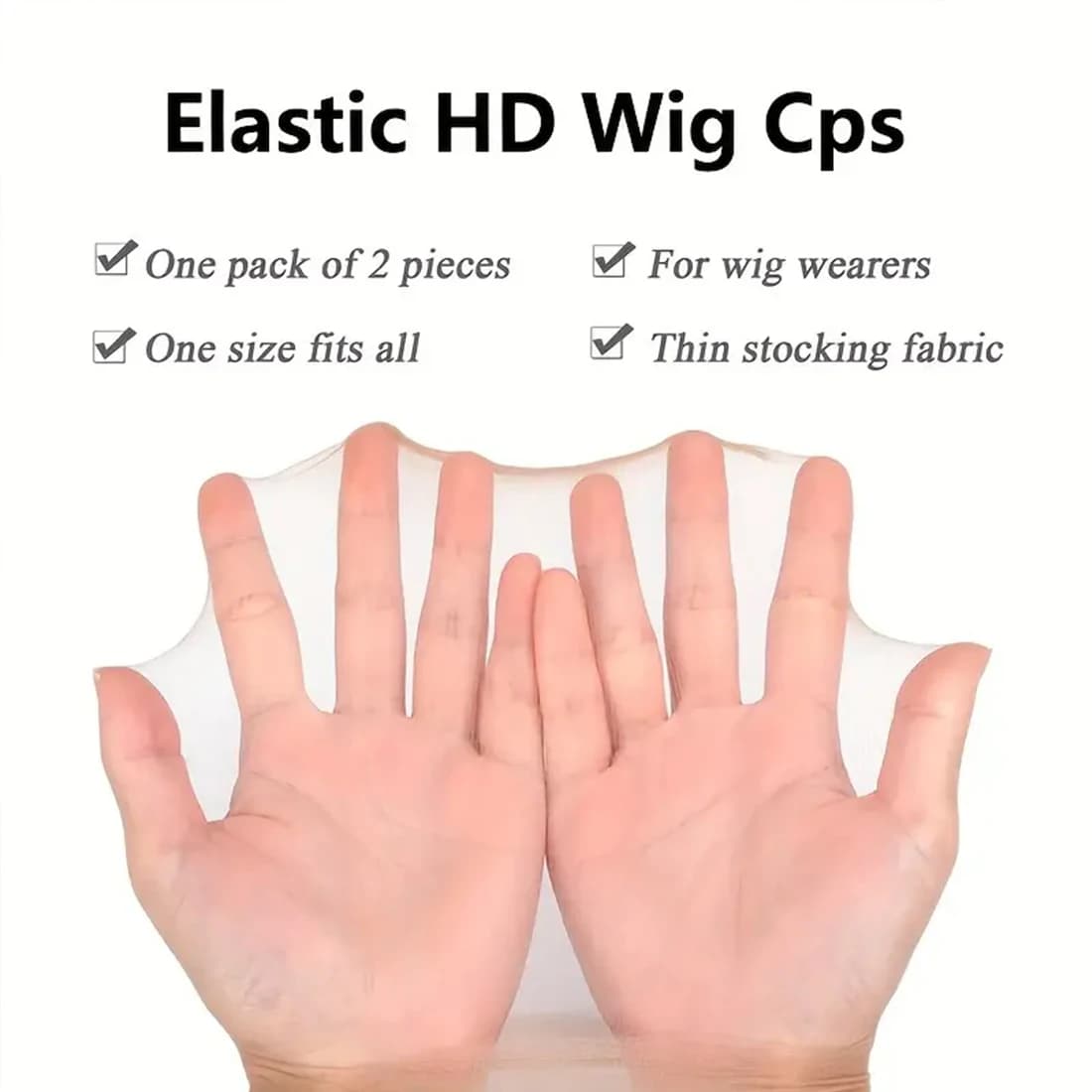 Bonnet de perruque Transparent HD de haute qualité, bas en Nylon, élastique en vrac, outil de perruq