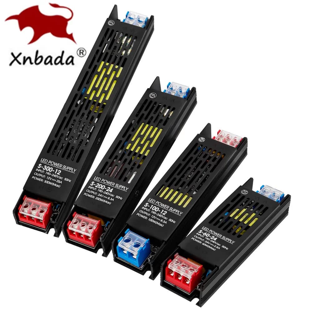 Transformateur d'éclairage d'alimentation LED 60W 100W 200W 300W 400W 500W, pilote adaptateur AC190-