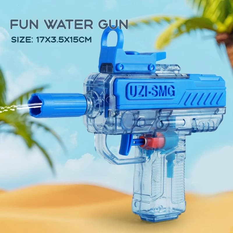Pistolet à eau UZI d'été, pistolet non électrique, haute pression, tir entièrement automatique, joue
