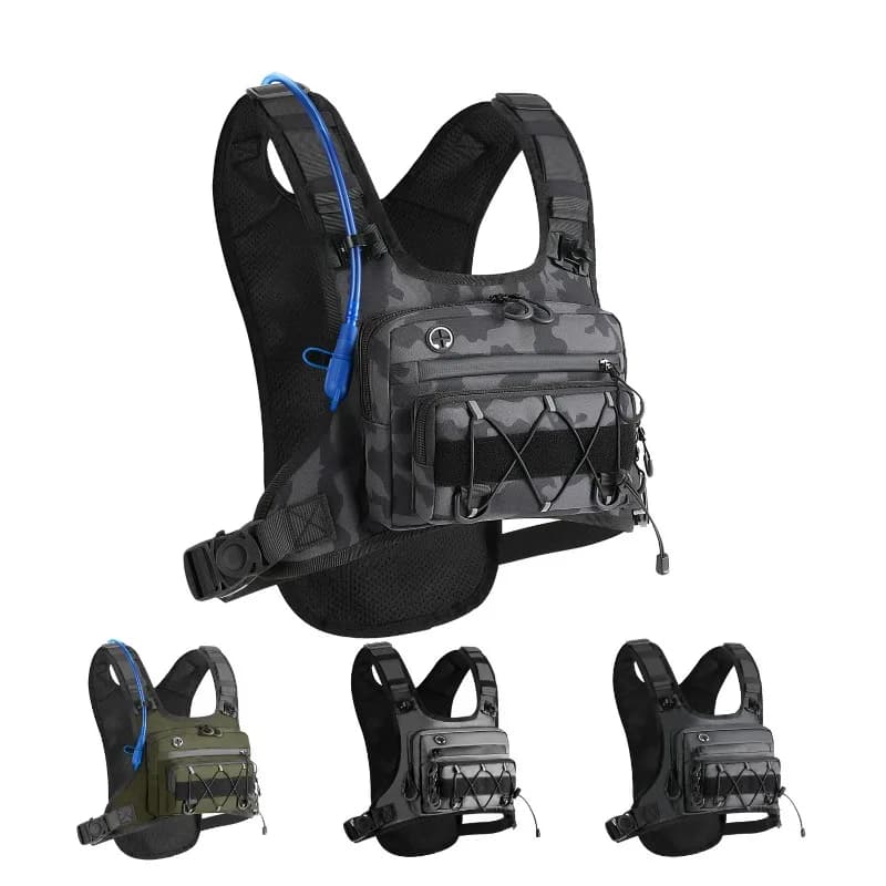 Sac bandoulière tactique imperméable pour homme – Idéal pour la course, les voyages, la randonnée et