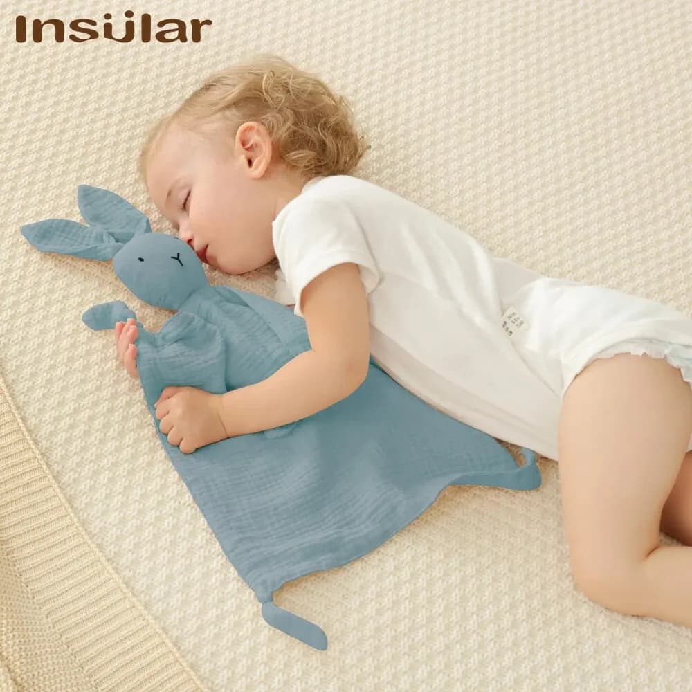 Mousseline bébé confort serviette coton couette couverture douce nouveau-né dormir poupées enfants m
