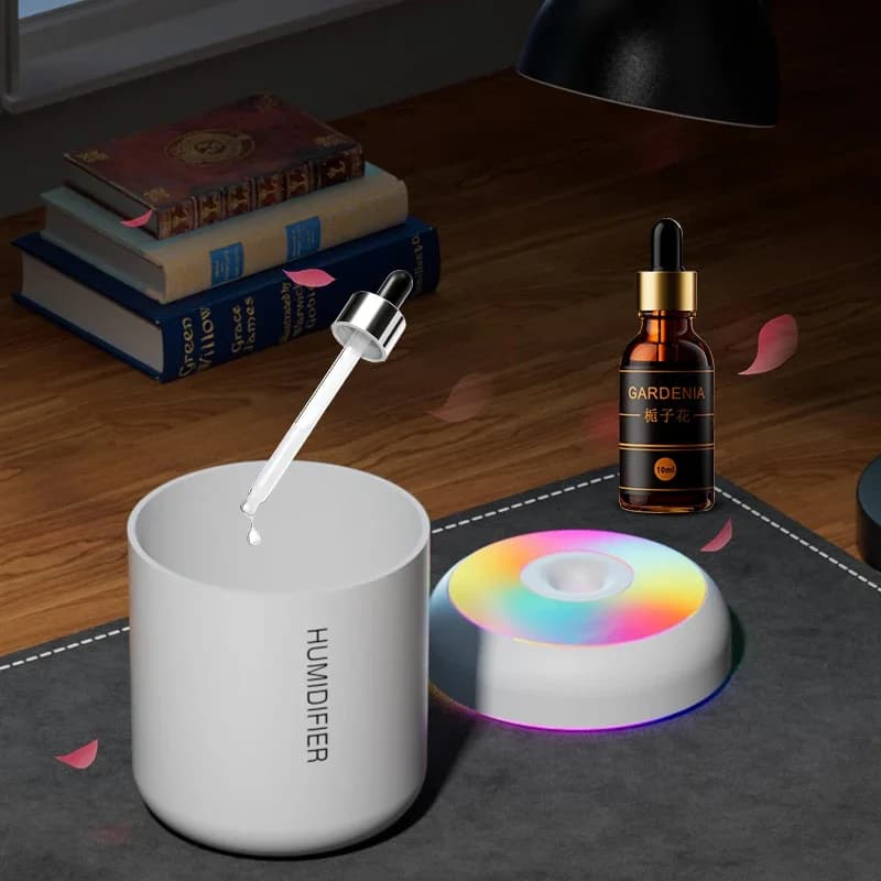 Mini humidificateur d'air électrique USB 180ML, diffuseur d'arôme, purificateur d'huile essentielle,