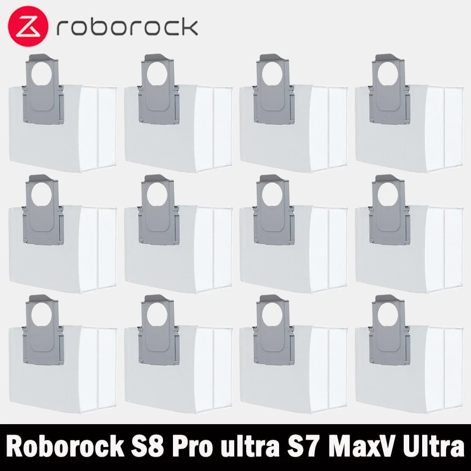 Remplacement du sac à poussière Roborock S8 + / S8 Pro Ultra / S7 MaxV Ultra / S7 Pro Ultra / Q7 Max