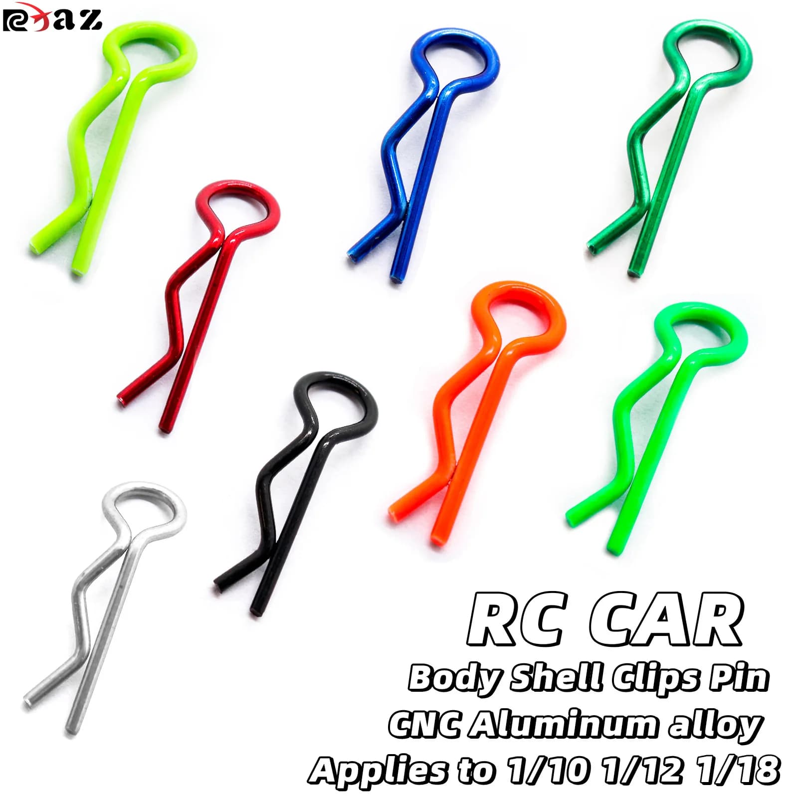 Clips de coque de carrosserie de voiture RC, boucle ardillon 1/10 1/12 1/16 pour Traxxas Hsp Redcat 