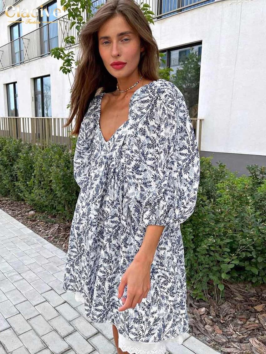 ClacMarkets-Mini robe patchwork à manches courtes et col en V pour femmes, robes de bureau élégantes