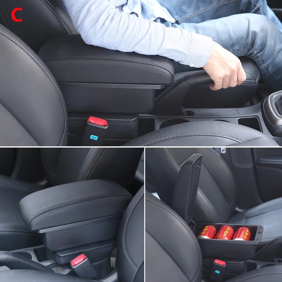Boîte de rangement d'accoudoir de voiture pour SUZUKI SX4, pièces de rechange, détails intérieurs, a