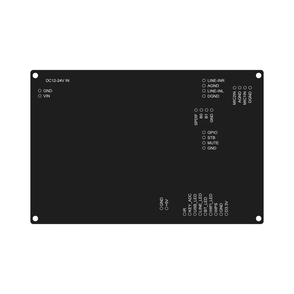 Up2stream Amp 2.1 Bluetooth 5.0 2.1 canaux puissance Audio stéréo caisson de basses carte amplificat