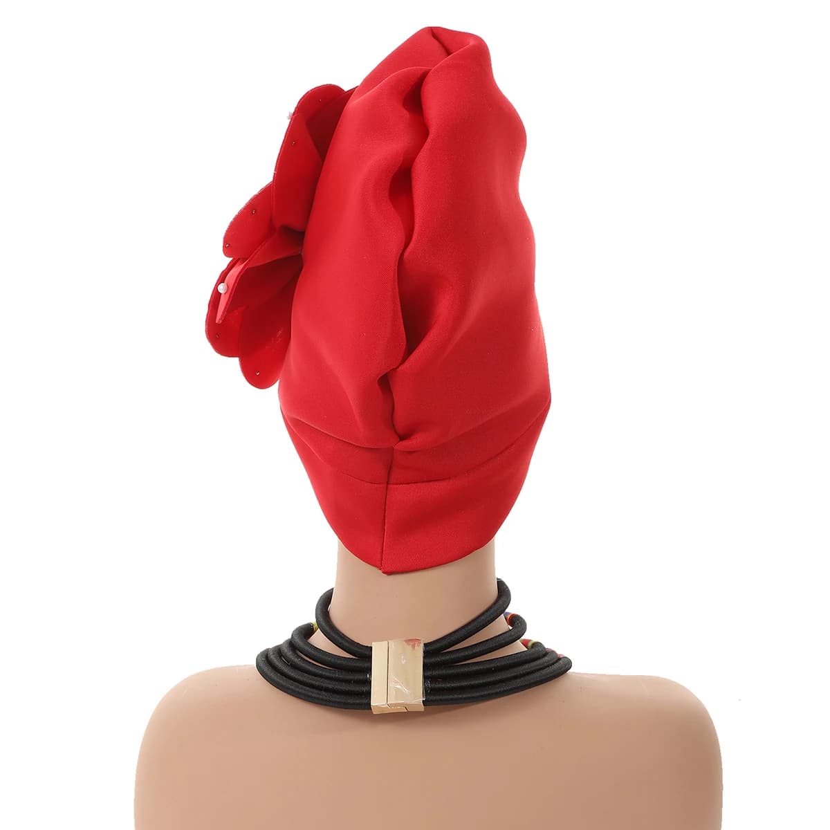 Turban élégant pour femme, couvre-chef africain nigérian, cravate de sauna de mariage, bonnet turban