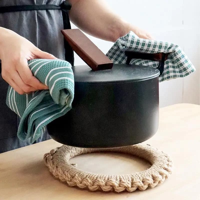 Torchons de cuisine en tissage gaufré, 100% coton, ultra doux, absorbants, à séchage rapide, ustensi