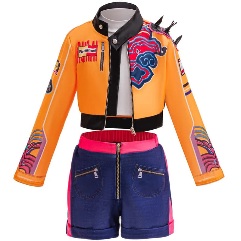 Vente chaude 2PS Costume de dessin animé pour enfants mode coréenne Cosplay Costume de danse Costume