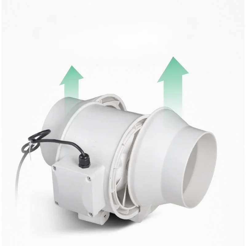 Conduit rond 3 pouces 4 pouces 5 pouces 6 pouces 8 pouces ventilateur de ventilation d'échappement c
