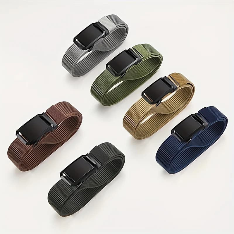 Ceinture en toile à boucle automatique de qualité supérieure – Vêtements de travail tactiques durabl