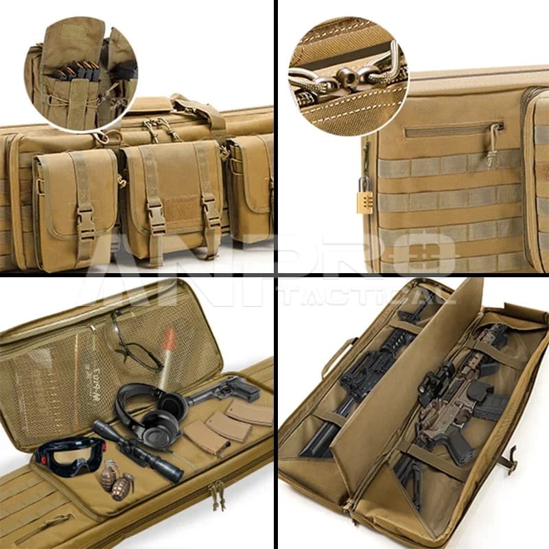 Sac de pêche tactique Molle System pour extérieur, sac à dos en nylon avec fermeture éclair verrouil