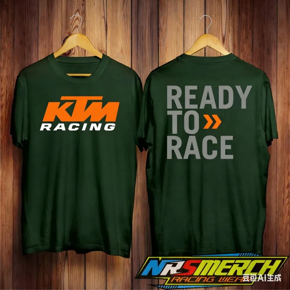 T-shirt de course KTM Ready To Race pour hommes, t-shirt décontracté unisexe, adapté à un usage quot
