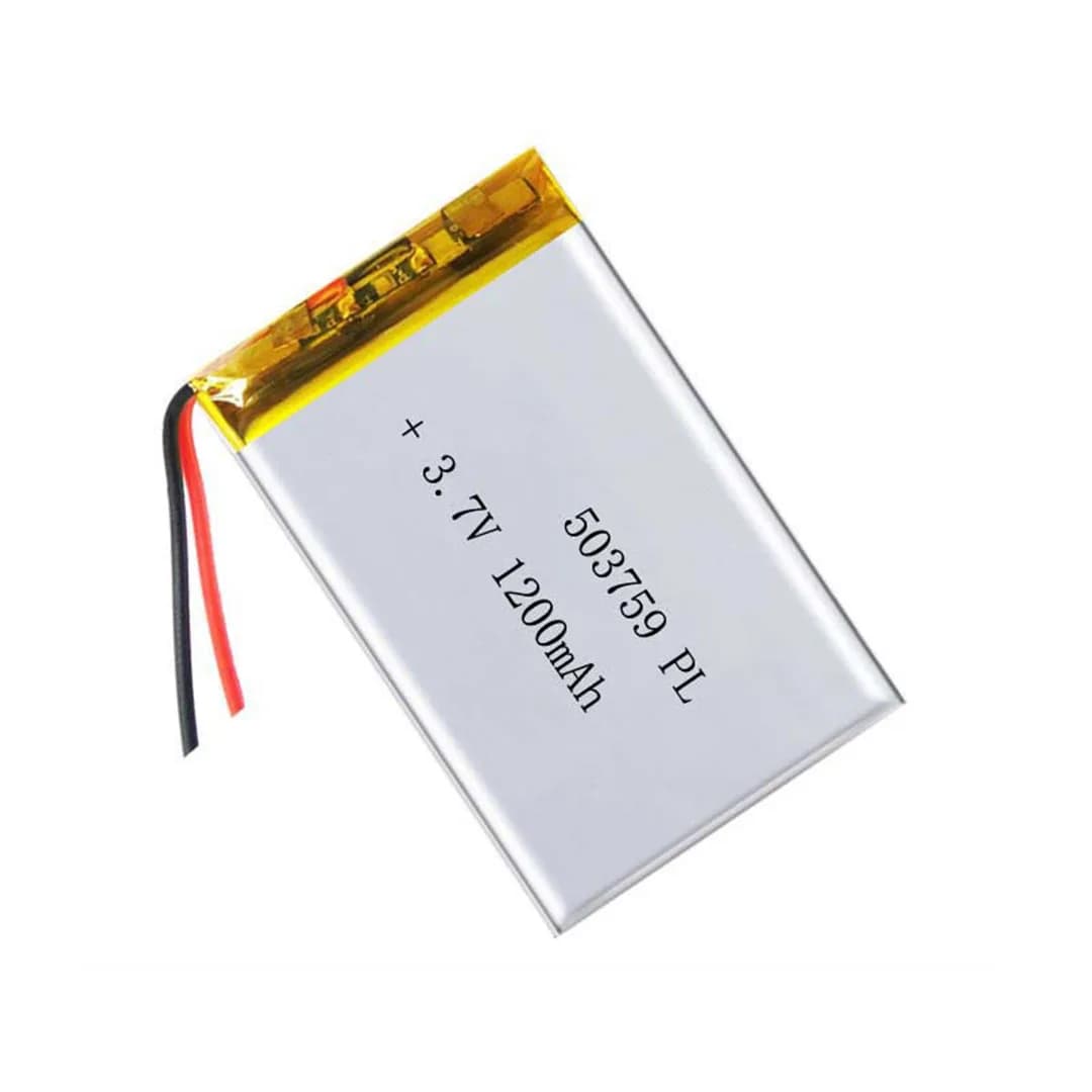 2/5/10/20 pièces 3,7 V 1200 mAh 503759   Batterie au lithium-ion polymère, connecteur JST de 2,0 mm