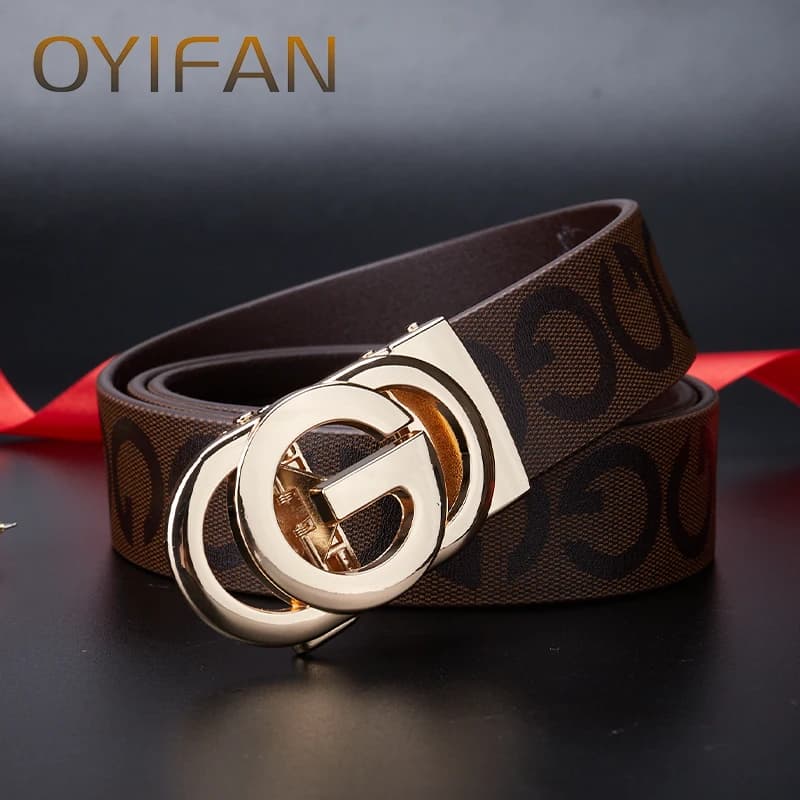 Ceinture de marque de luxe pour hommes ceinture automatique, ceinture pour hommes de créateur de mod