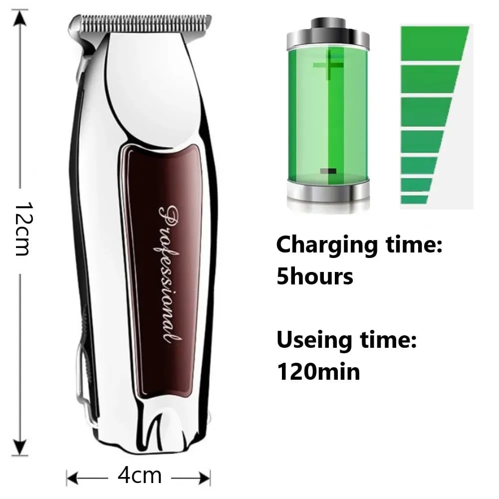 Tondeuse à cheveux tondeuse sans fil Rechargeable pour hommes toilettage professionnel électrique ba